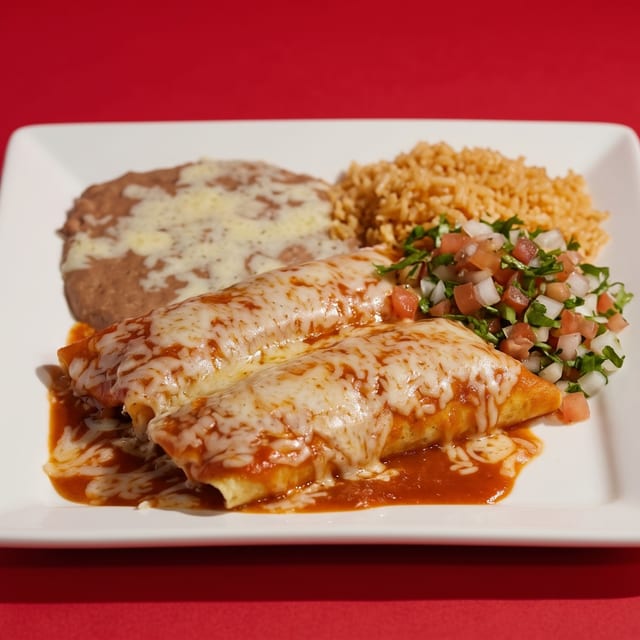 Chicken Enchiladas.