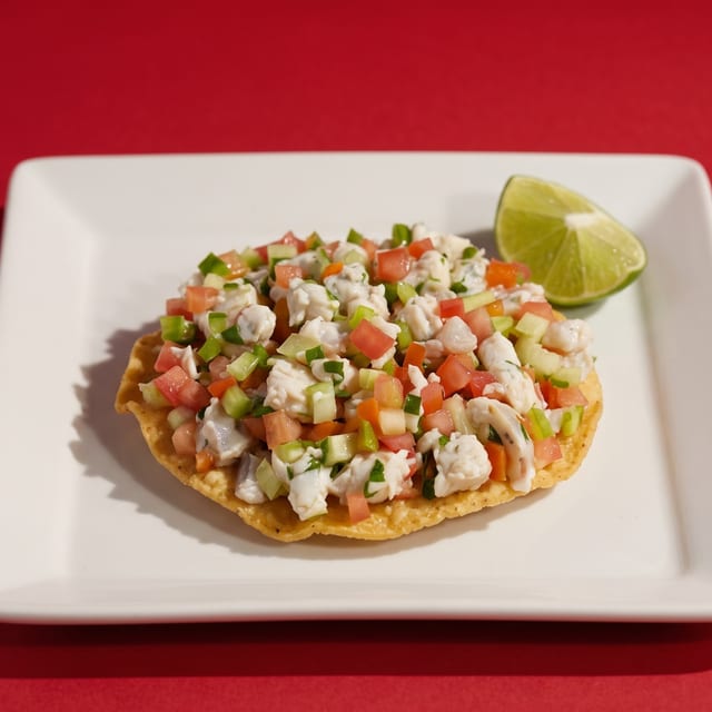 Tostada De Ceviche.
